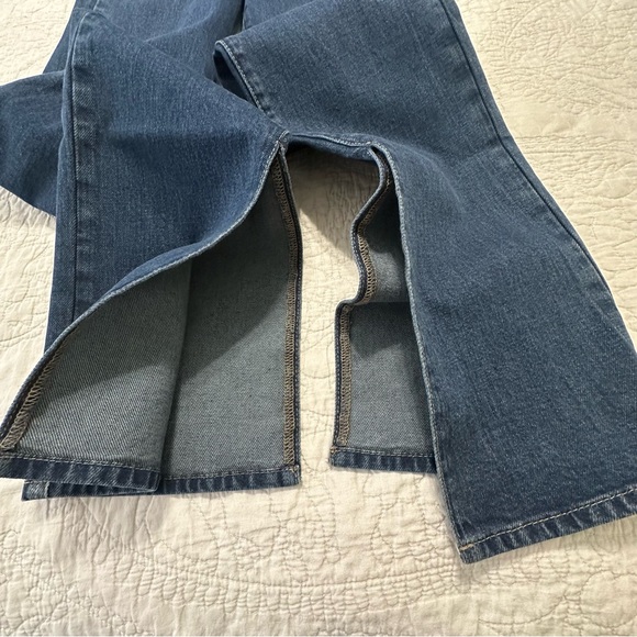 Paige NWT Stella 34.5IN Jolene Pockets Grecia Jeans High Rise Slit Ankles Sz.24 - Picture 14 of 16